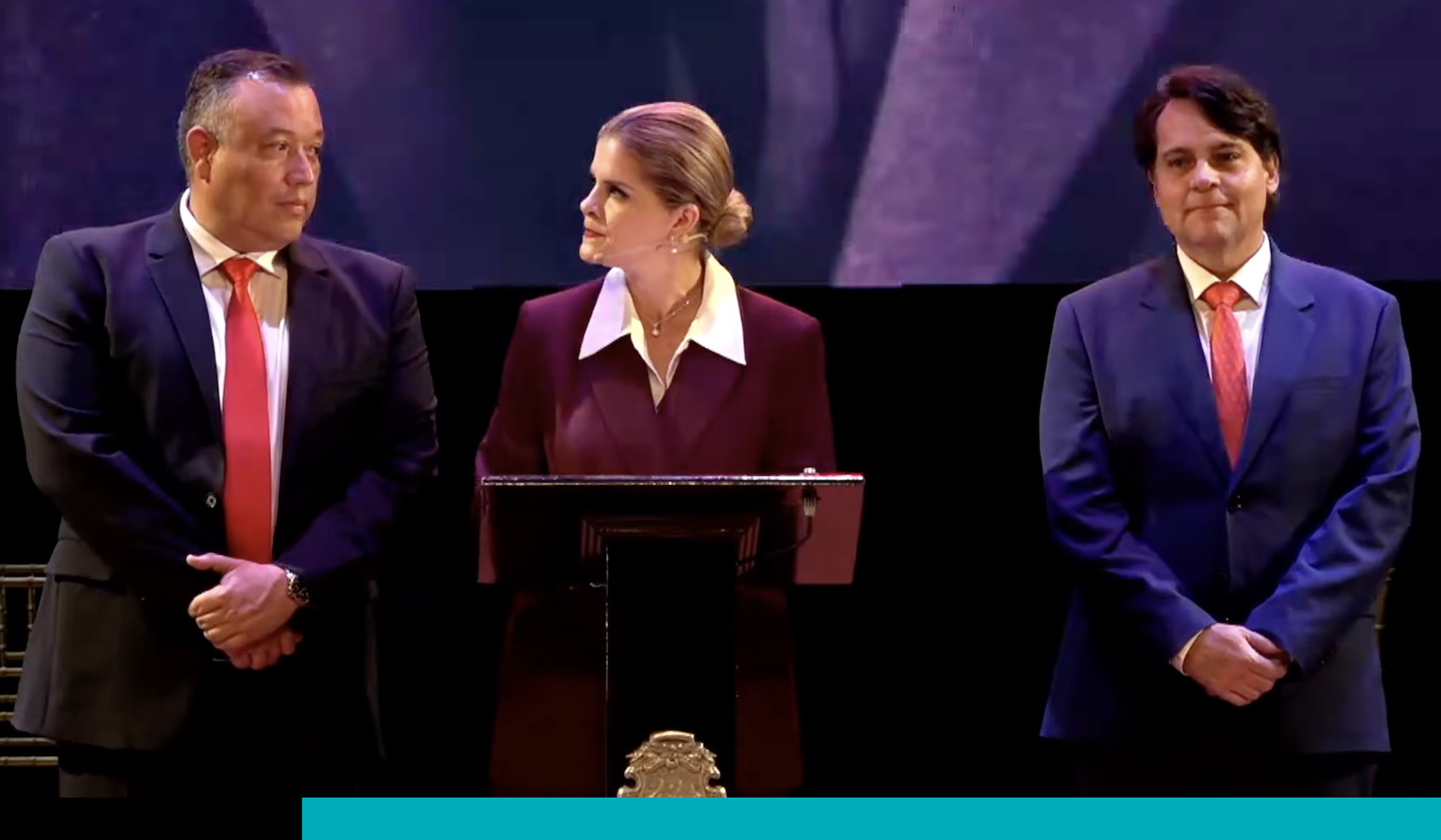 laura fernández y vicepresidentes