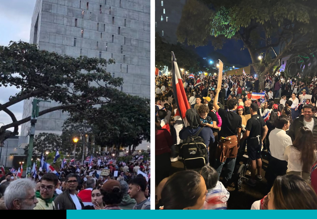 Plantón por la Democracia