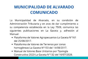 MUNICIPALIDAD DE ALVARADO