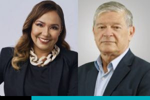 Paola Nájera y Waldo Agüero, diputados del PPSD