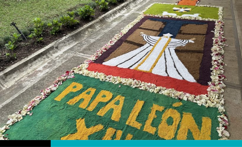 Papa Leon XIV alfombra