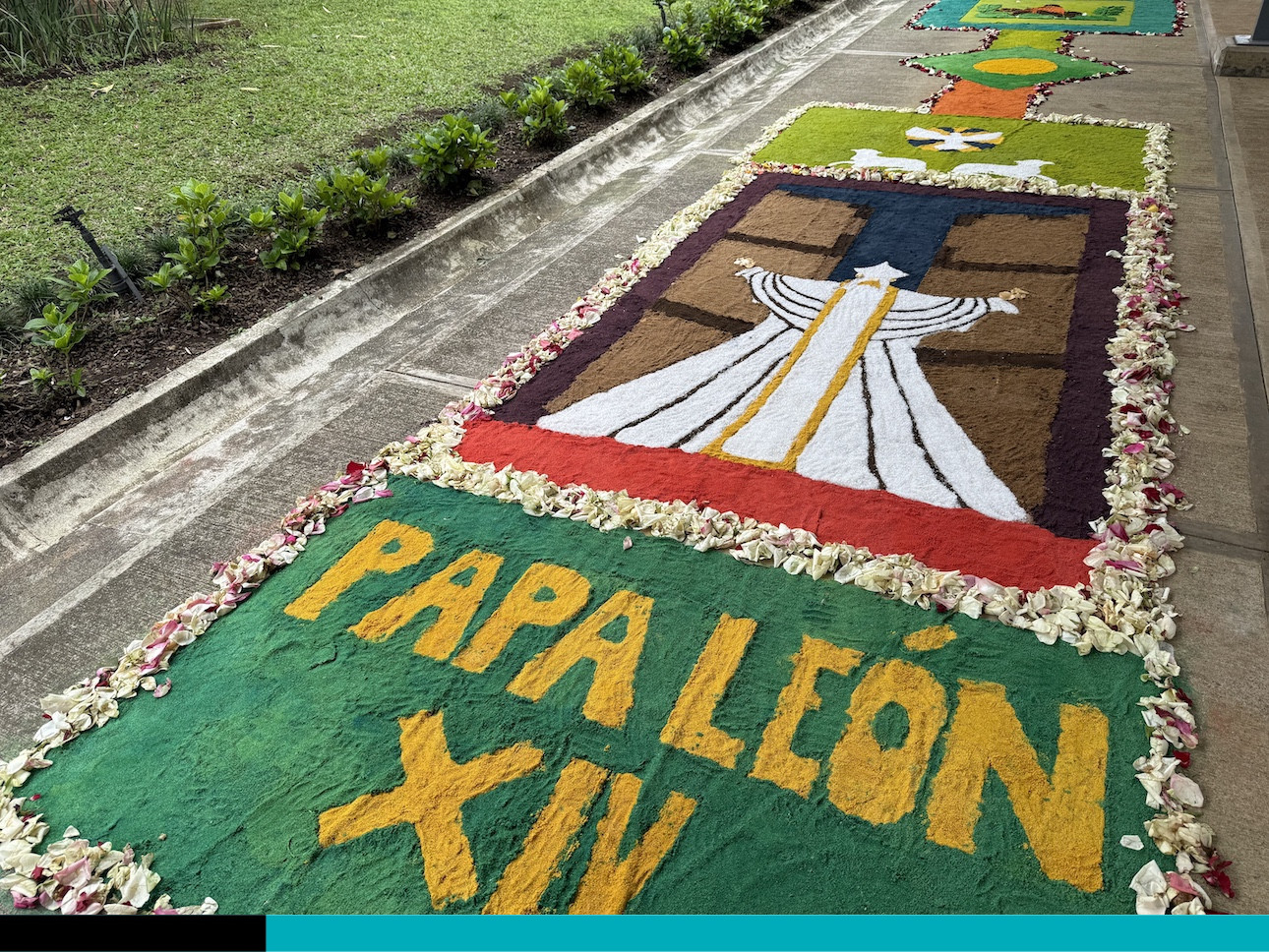 Papa Leon XIV alfombra