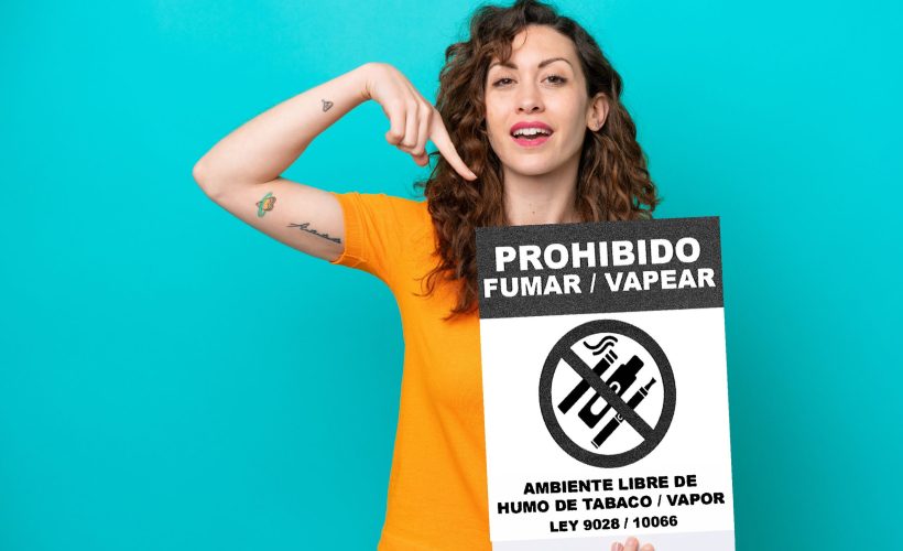 prohibido vapear V