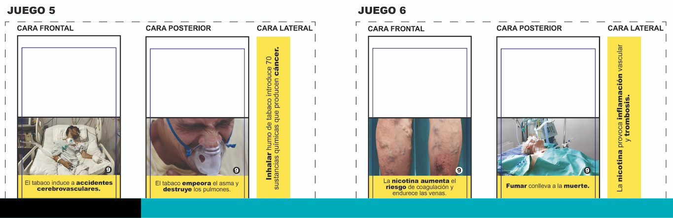 Tabaco: Advertencias sanitarias de la Campaña #9
